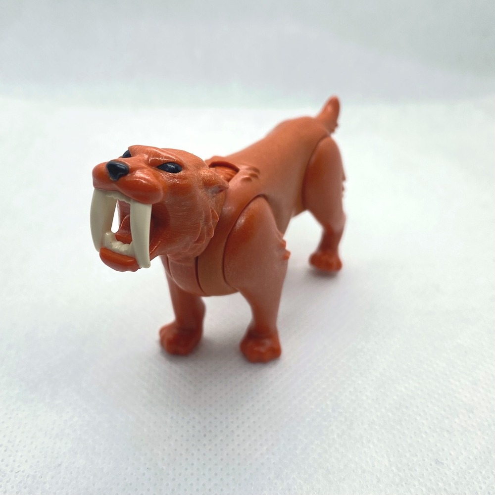 Playmobil 2010 Saber-Toothed Tiger Orange Smilodon Figure Stone Age 30 67 1722
